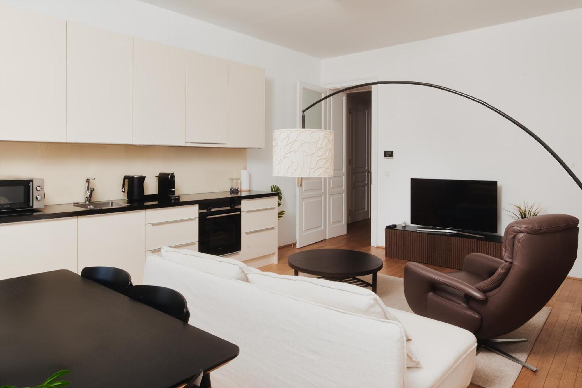 Stylish Designer Apartment At The Center Of Vienna Naschmarkt Eksteriør billede